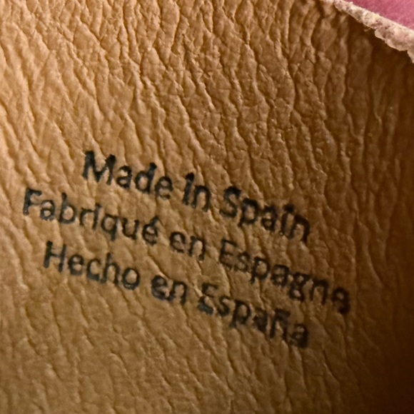 Pilcro Twisted Leather Slide/ Mule Size 38/ US 8 in Pink - Picture 9 of 9